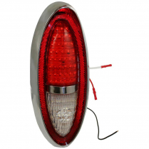 1954 Chevy Pass Car Complete 12 Volt LED Tail Light Assy