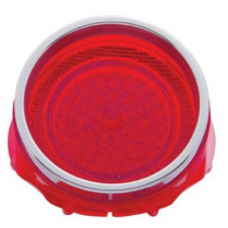 1965 Chevy Impala 41 LED Tail Light w/Stainless Steel Trim