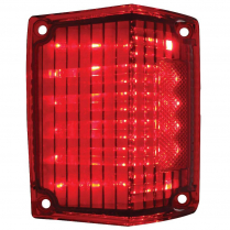 1970-72 El Camino & Station Wagon RH Red LED Tail Light Lens