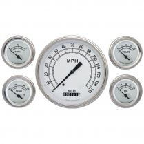 Classic White 5 Ga Kit 4-5/8" Speedo & 4 2-1/8" - SLF