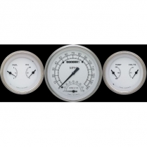 Classic White 3 Ga Kit 4-5/8" Speed Tach & 2 Duals - SLF