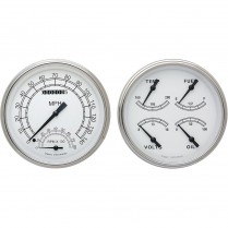 Classic White 2 Ga Kit 4-5/8" Speed Tach & Quad - SLF