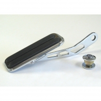 XL Drive-by-Wire Throttle Pedal Arm - Chrome & Rubber