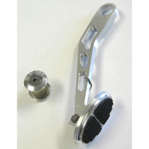 XL Drive-By-Wire Mini Oval Throttle Pedal Arm - Alum/Rubber