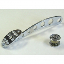 Drive-by-Wire Lakester Type Throttle Pedal Arm - Chrome