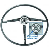 1965-66 Mustang Standard Black Steering Wheel
