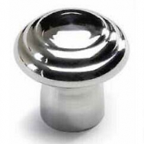 Lucille Style Dash Knob with 7/16-20 Male Thread - Chrome