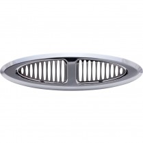 Dual Polished Oval A/C Vent with 30 Degree Bezel
