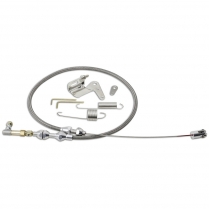 Duo-Pak Hi-Tech Throttle Cable, Brk & Spring 36" - Stainless