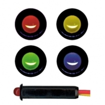 Small Red LED Dash Indicator Light - Mini 5/32"