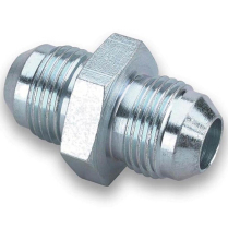 -3 AN Straight Zinc Coated Steel Union/Coupler