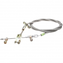 Jaguar Emergency Brake Cable - Braided Stainless