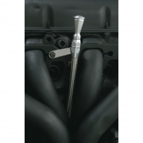 Chevy 502 BB Flexible Engine Oil Dipstick - Braided SS