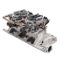 Ford SB 289-302 RPM Air-Gap Dual Intake Manifold & Carb Kit