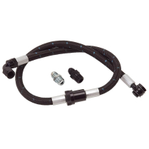 Black Braided Nylon Fuel Hose Fuel Filter Kit