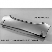 1939-40 Ford Coupe Tail Pan with Bumper Cut Outs