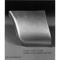 1949-51 Ford Pass Car Left Lower Front Fender Section