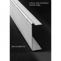 1936 Chevy Coupe & 2 Door Sedan Left Rocker Panel