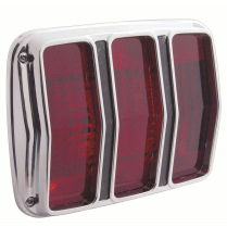 1964-66 Mustang 12V Tail Light with Chrome Trim