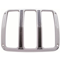 1964 Mustang Chrome Tail Light Rim with Black Painted Detail