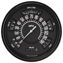 1966-77 Ford Bronco Black Gauge Package