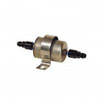 10 Micron Inline EFI Fuel Filter with -6 AN Male Fittings