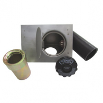 Fuel Filler Door Kit with Flat Face & 45 Degree Angled Box