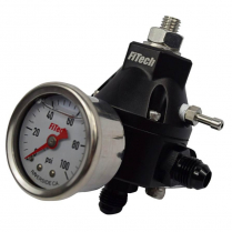 Single Output Fuel Pressure Regulator w/Gauge & Fittings