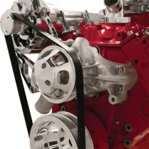 Serpentine Pulley 3 Pc Set BB Chevy LWP - Polished