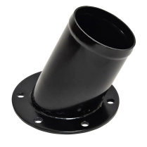 Fuel Filler Neck Angled 2" OD x 2" Tall - Mild Steel