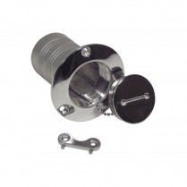 Flush Mount Fuel Cap and Filler Neck - Polished Stainless