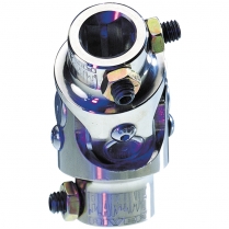 Polished Nickel U-Joint 3/4"-36 Spline x 3/4"-36 Spline