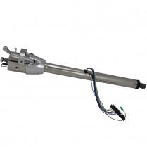 Polished SS 28" x 2" 1"DD Tilt Shift Steering Column