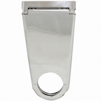 Steering Column Drop, 2" x 6-1/2" Drop - Polished