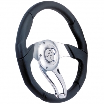 Cascade Steering Wheel in Dark Gary Leather