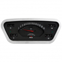 1953-55 Ford F100 Pickup Black Face Gauge Kit