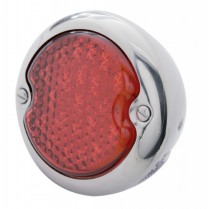 1933-36 Ford LED RH Tail Light with SS Housing - Red Lens