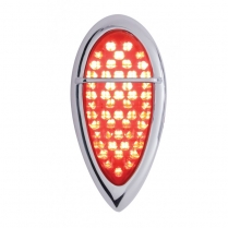 1938-39 Ford Baby Zephyr Red LED Flush Mount Tail Light