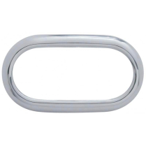 1942-48 Ford Pass Car LED Tail Light Lens, Clear Lens with R