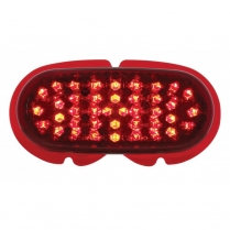 1942-48 Ford LED Tail Light Lens Red Lens with 40 LED