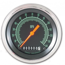 G-Stock 3-3/8" 0-140 MPH Speedometer Gauge - SLF