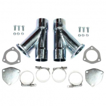 Exhaust Cut-Out Hook Up for 2-1/2" Exhaust - Pair
