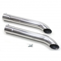 Coated Exhaust Turnouts - 3-1/2" x 26" Long