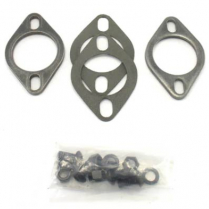 Mild Steel 2 Bolt Collector Flange - 2-1/2" x 5/16" Thick