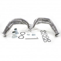 1955-57 Chevy Pass BBC Tri-5 Coated Headers - 2" Tubes