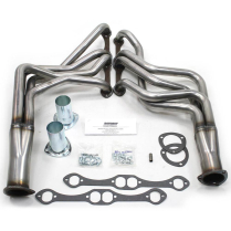 1964-89 Chevy SB Long Tube Raw Steel Headers See App- 1-5/8"