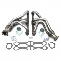 1955-57 Chevy Pass SB Tri-5 Raw Steel Headers - 1-5/8" Tube