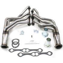 1978-88 GM G-Body SBC Long Tube Raw Steel Headers - 1-5/8"