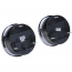 Universal Dual 5" Round HDX Gauge Kit - Black