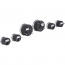 Six-Piece Universal Round HDX Gauge Kit - Black